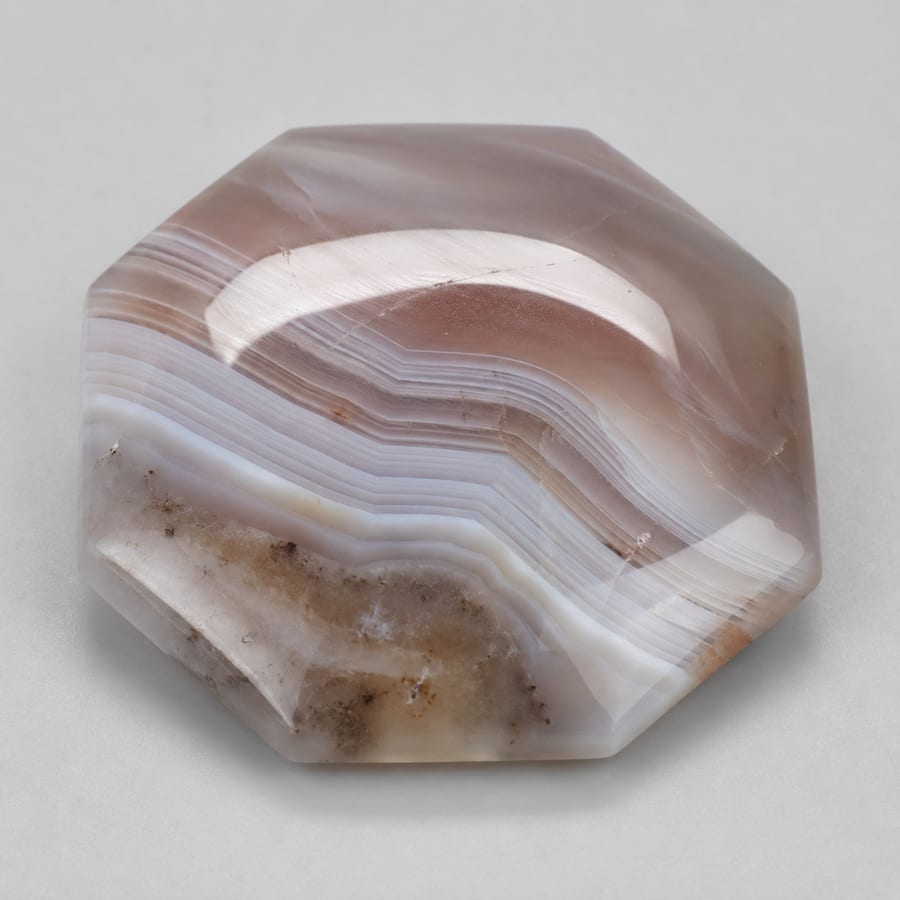 Agate du Botswana - Pierre polie
