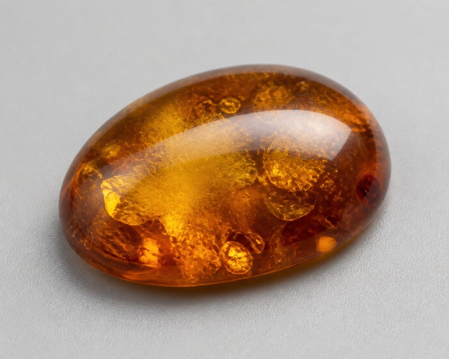 Ambre - Pierre polie