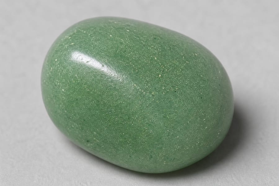 Aventurine verte - Variante polie