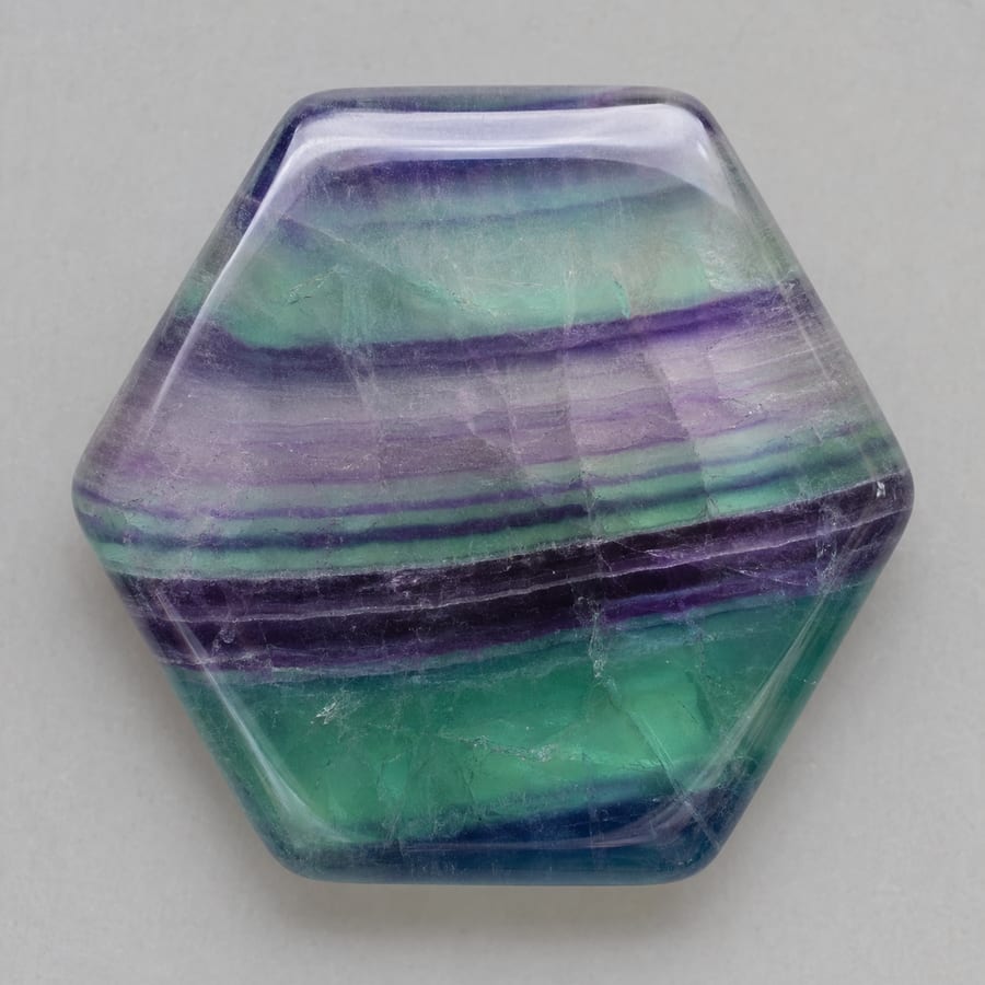 Fluorite - Pierre polie