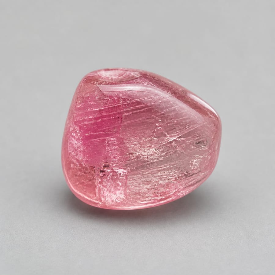 Tourmaline rose / rubellite - Variante polie
