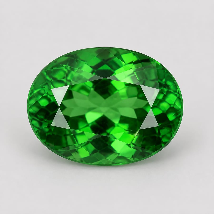 Tsavorite - Pierre polie