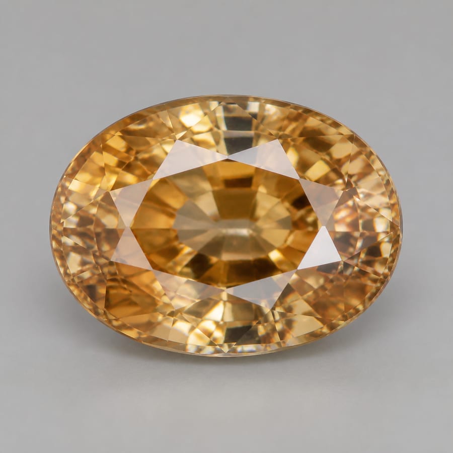 Zircon naturel - Variante polie